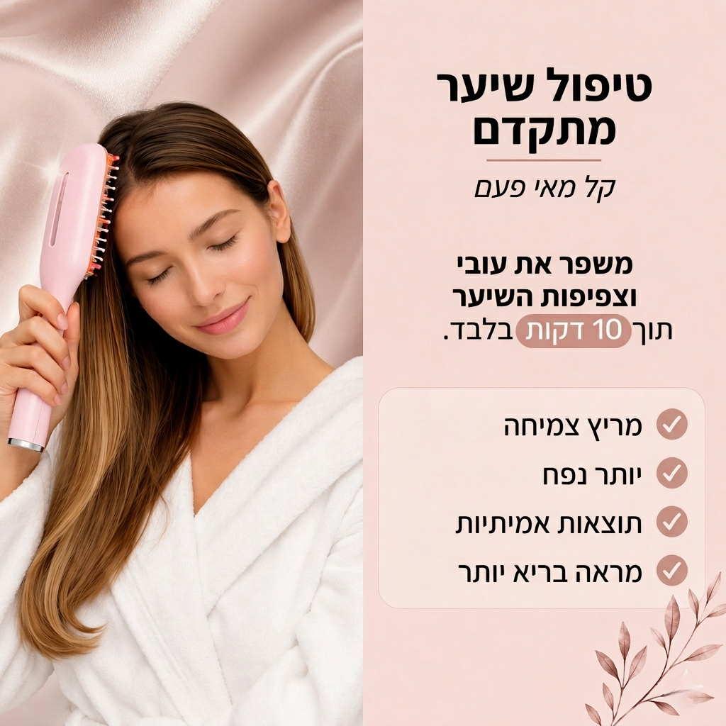 GrowBrush-מברשת לטיפול בשיער