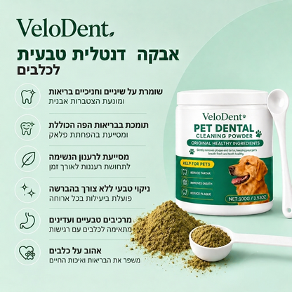 VeloDent-אבקה דנטלית טבעית